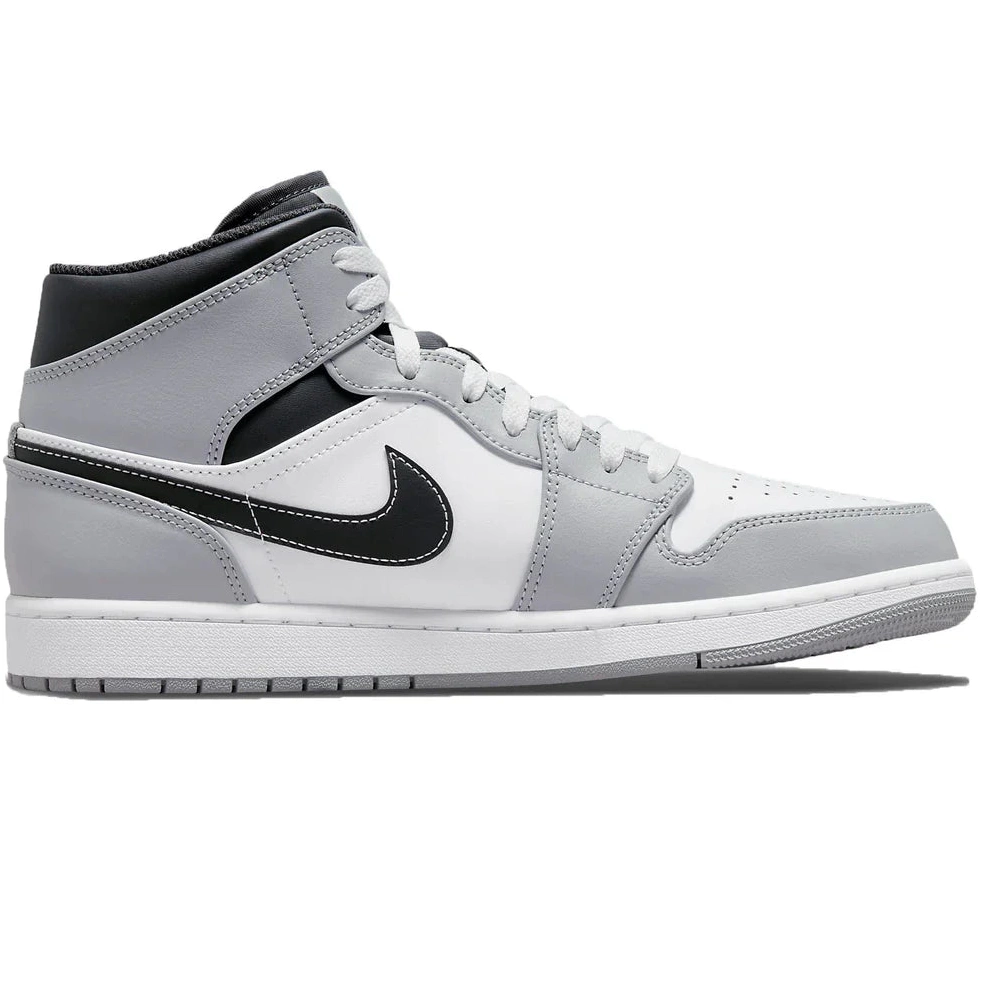 Light Grey Anthracite Mid Jordan Smoke 1 Air 0607